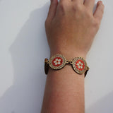 Flores I Red Cork bracelet