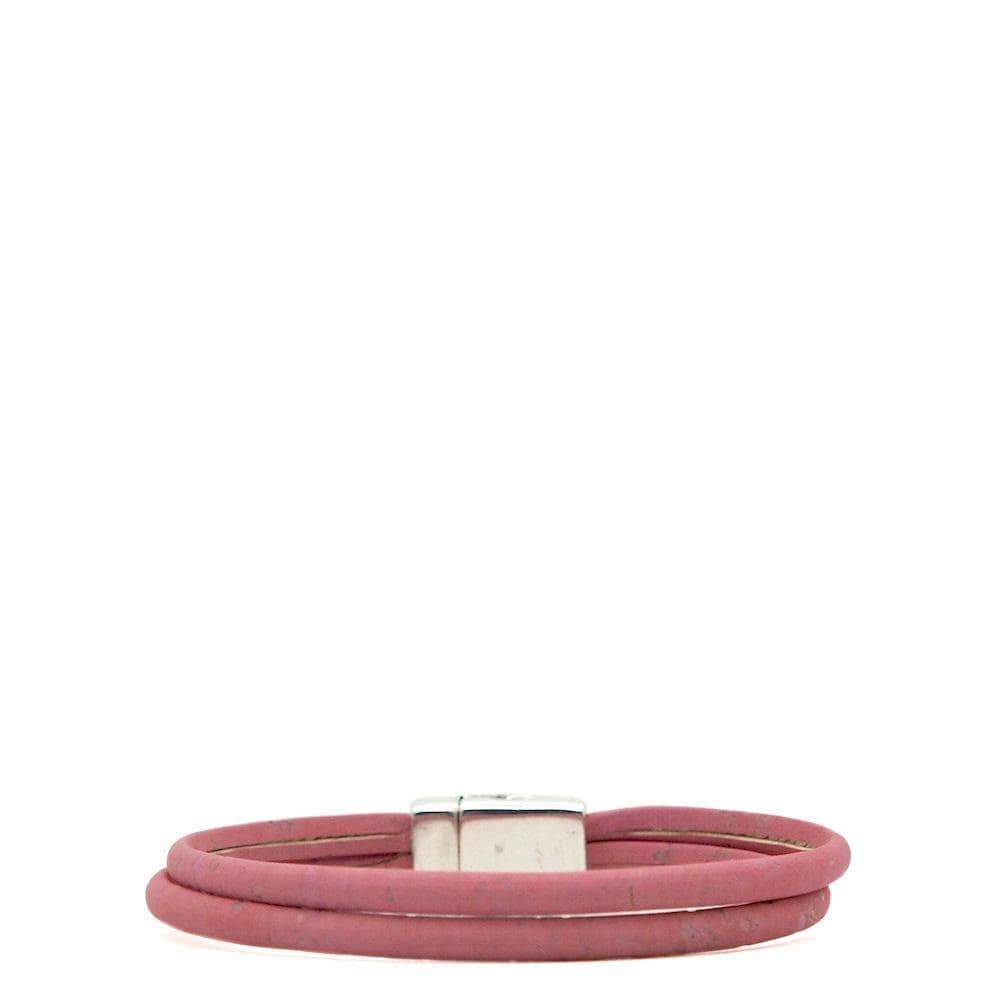 Cork bracelet I Pink