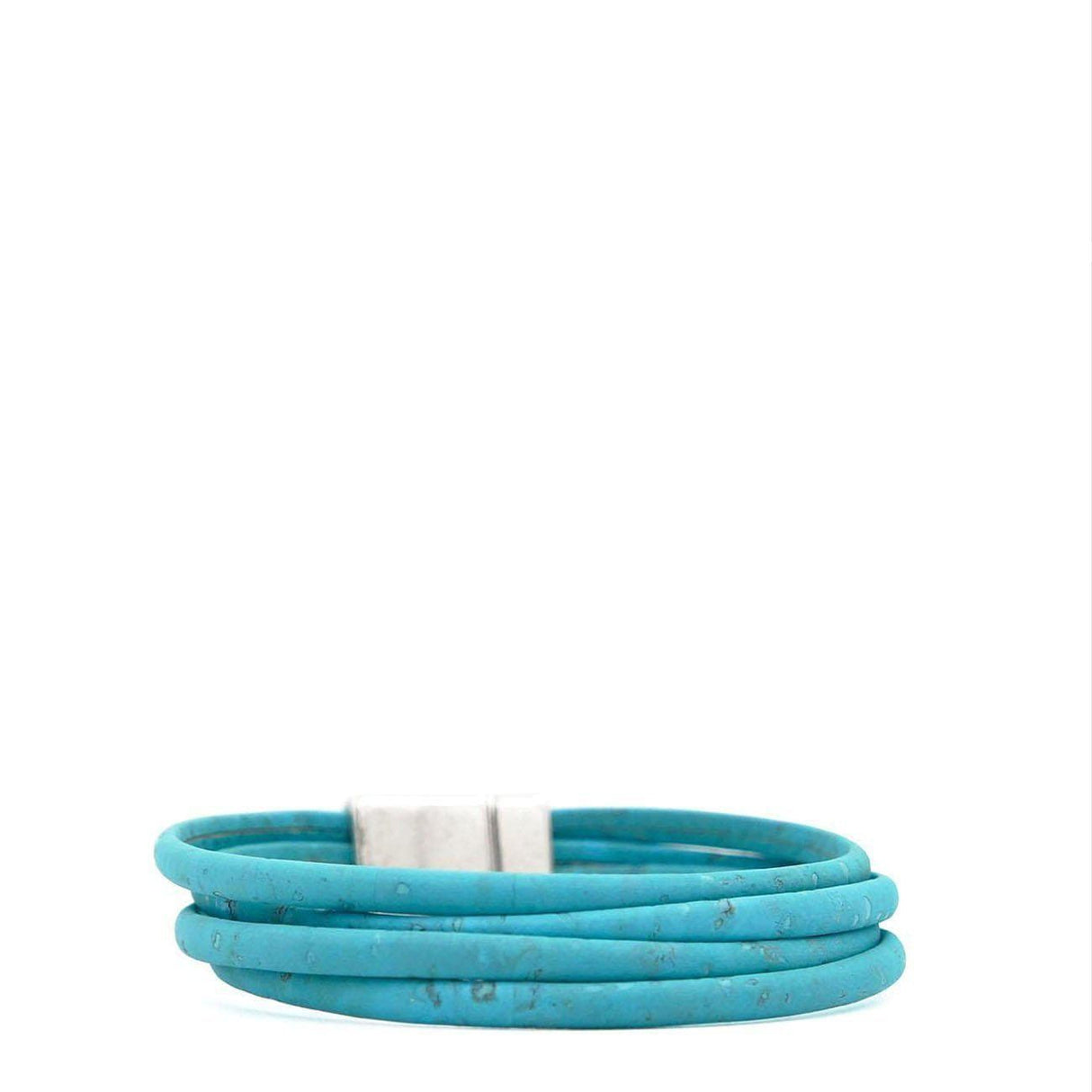 Cork bracelet - Turquoise