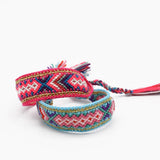 Bracelet en macramé turquoise I Bijoux portugais Bracelet en macramé - Turquoise
