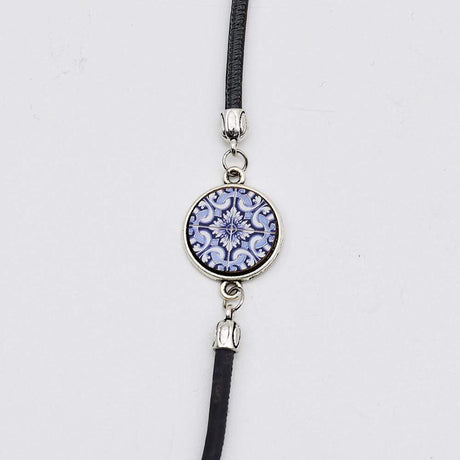 Bracelet fantaisie Azulejos I Bijoux fantaisie portugais Bracelet fantaisie "Azulejos" - Noir