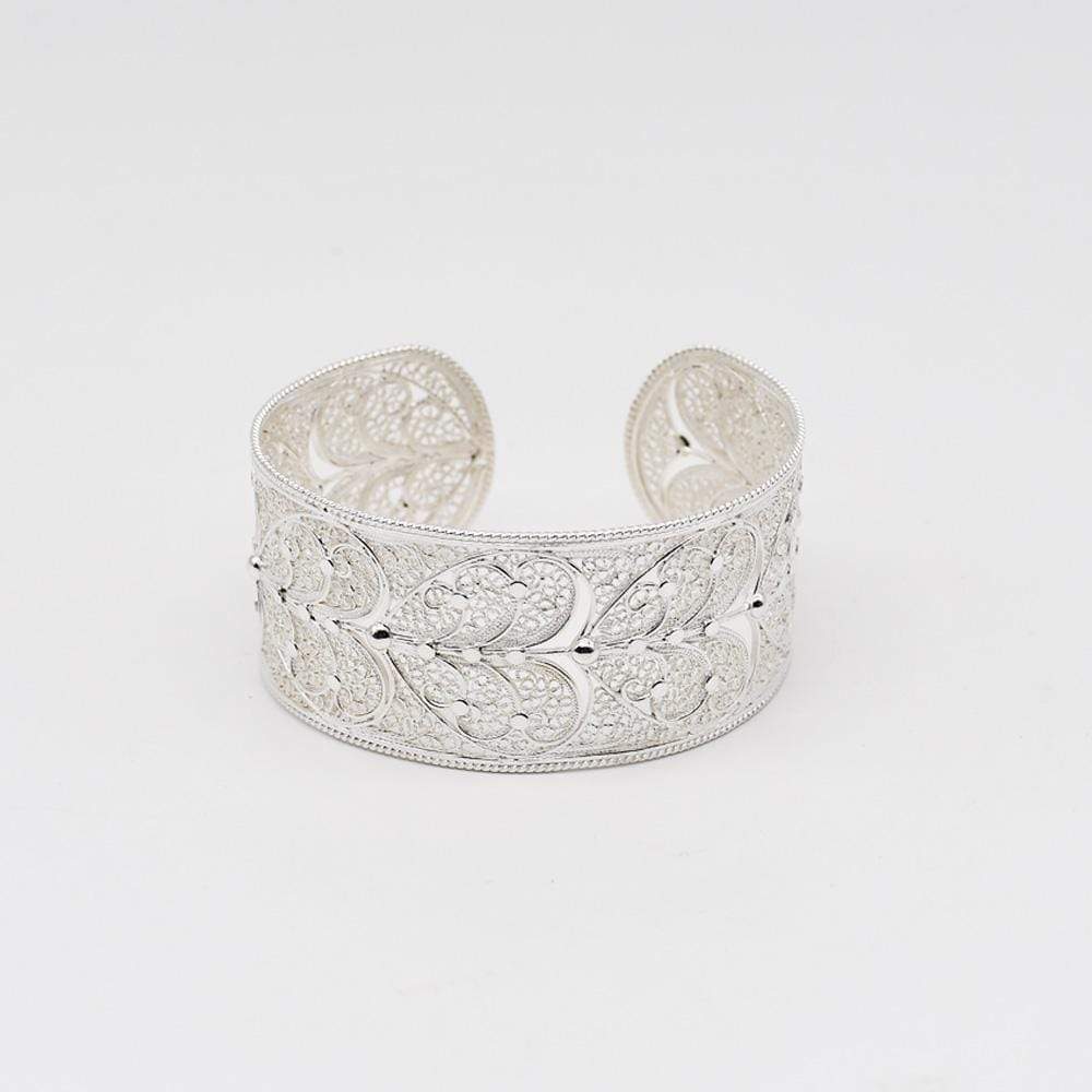 Coração I Bracelet manchette en argent