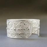 Coração I Silver Filigree Bracelet