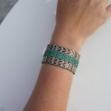 Cork cuff bracelet