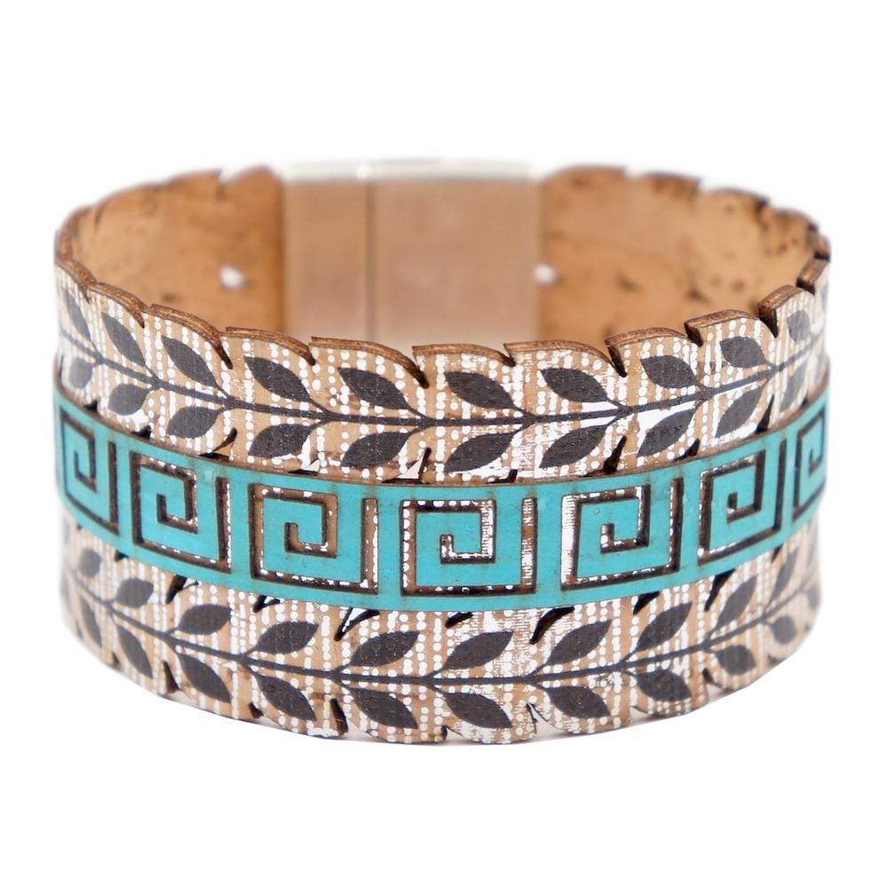Cork cuff bracelet