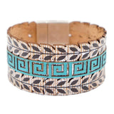 Cork cuff bracelet