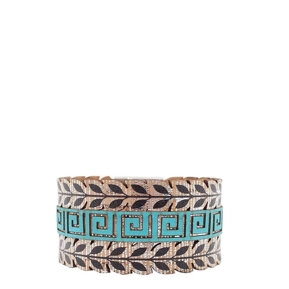 Cork cuff bracelet
