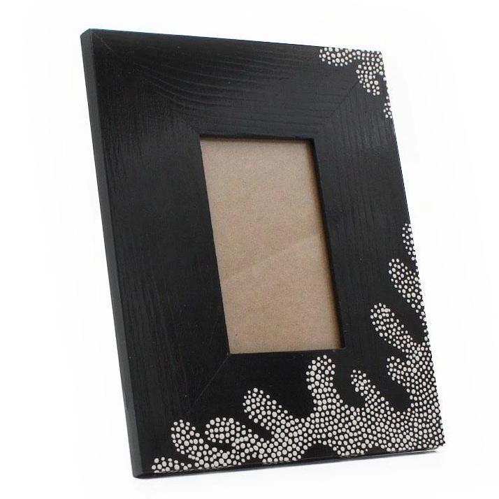 Calçada I Photo frame in painted wood