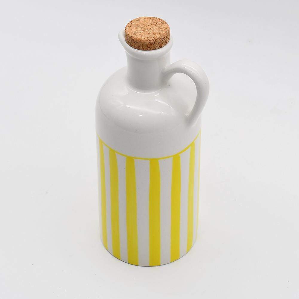 Carafe avec bouchon en liège I Vente en ligne Carafe à bouchon "Costa Nova Mar" 18cm - Jaune 18cm