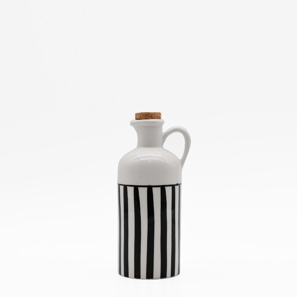 Carafe avec bouchon en liège I Vente en ligne Carafe à bouchon "Costa Nova Mar" 18cm - Noire 18cm