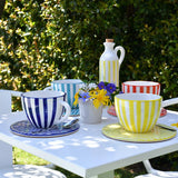 Carafe avec bouchon en liège I Vente en ligne Carafe à bouchon "Costa Nova Mar" 25cm - Jaune 25cm