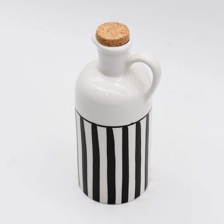 Carafe avec bouchon en liège I Vente en ligne Carafe à bouchon "Costa Nova Mar" 25cm - Noire 25cm