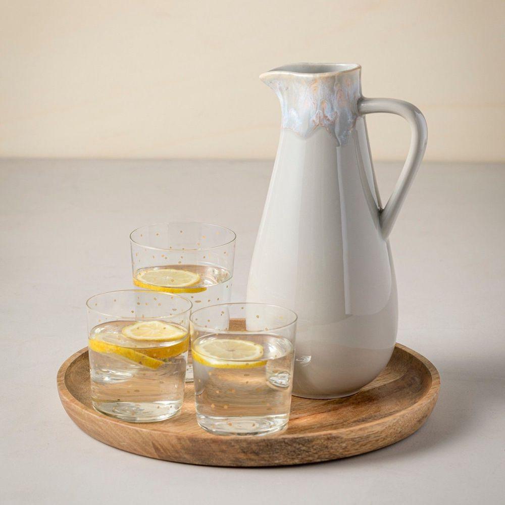 Carafe grise en grès I Vaisselle du Portugal Carafe en grès - Grise