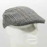 Casquette portugaise en laine en Tweed Gris I Casquette pour homme Casquette portugaise en laine Tweed gris