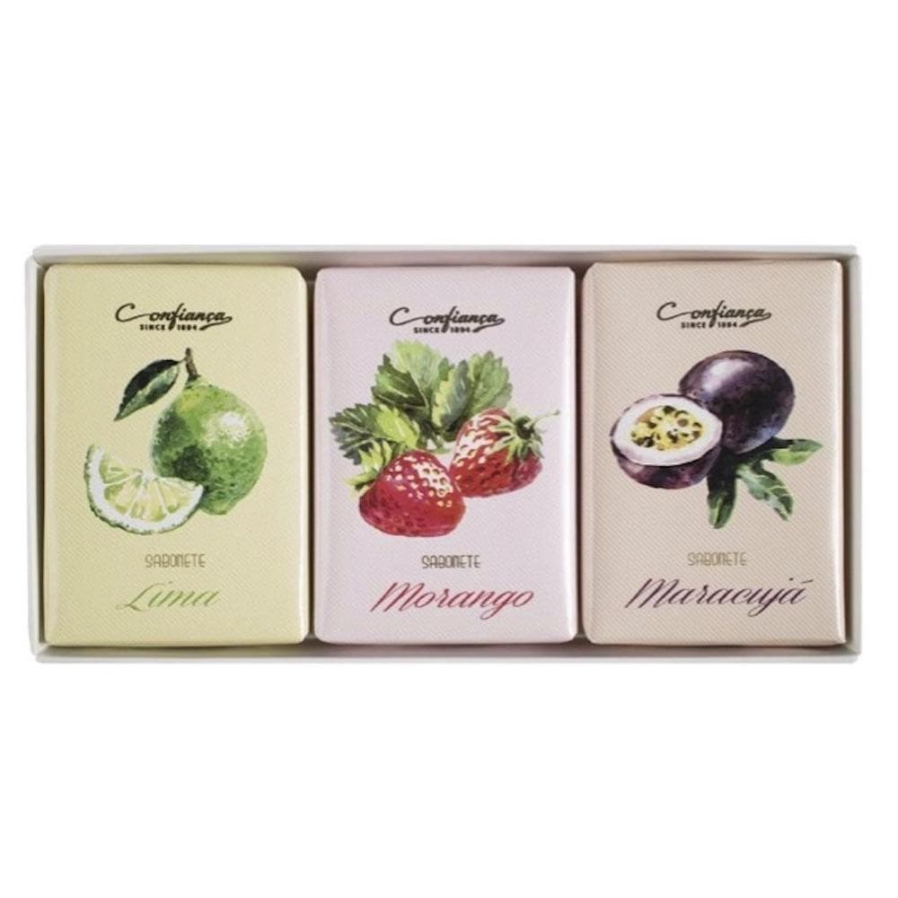 Set of 3 fruit soaps