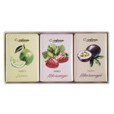 Set of 3 fruit soaps