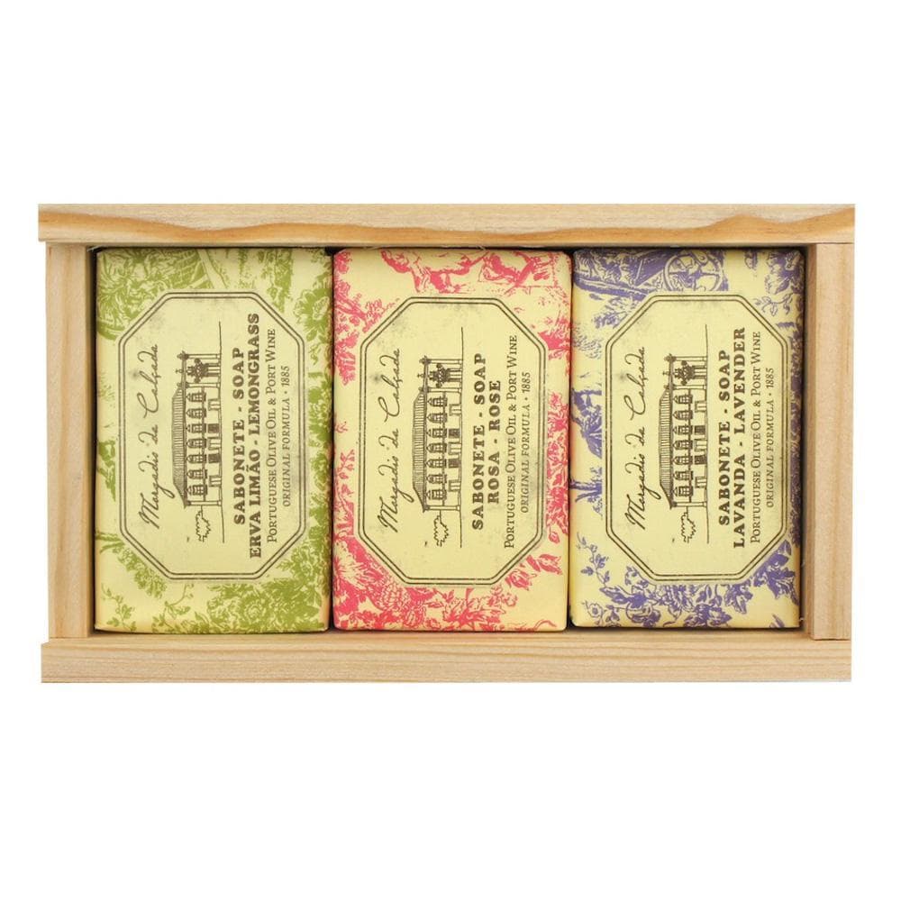 Box set of 3 Portuguese grape seeds soaps