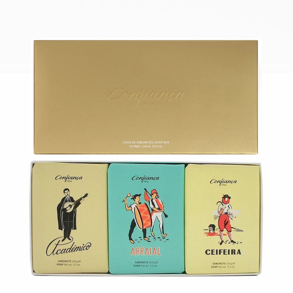 Coffret de 3 savons traditionnels portugais I Vente en ligne Coffret de 3 savons traditionnels portugais