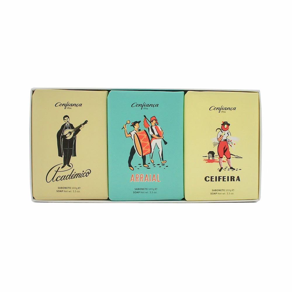 Box of 3 traditional Portuguese soaps
