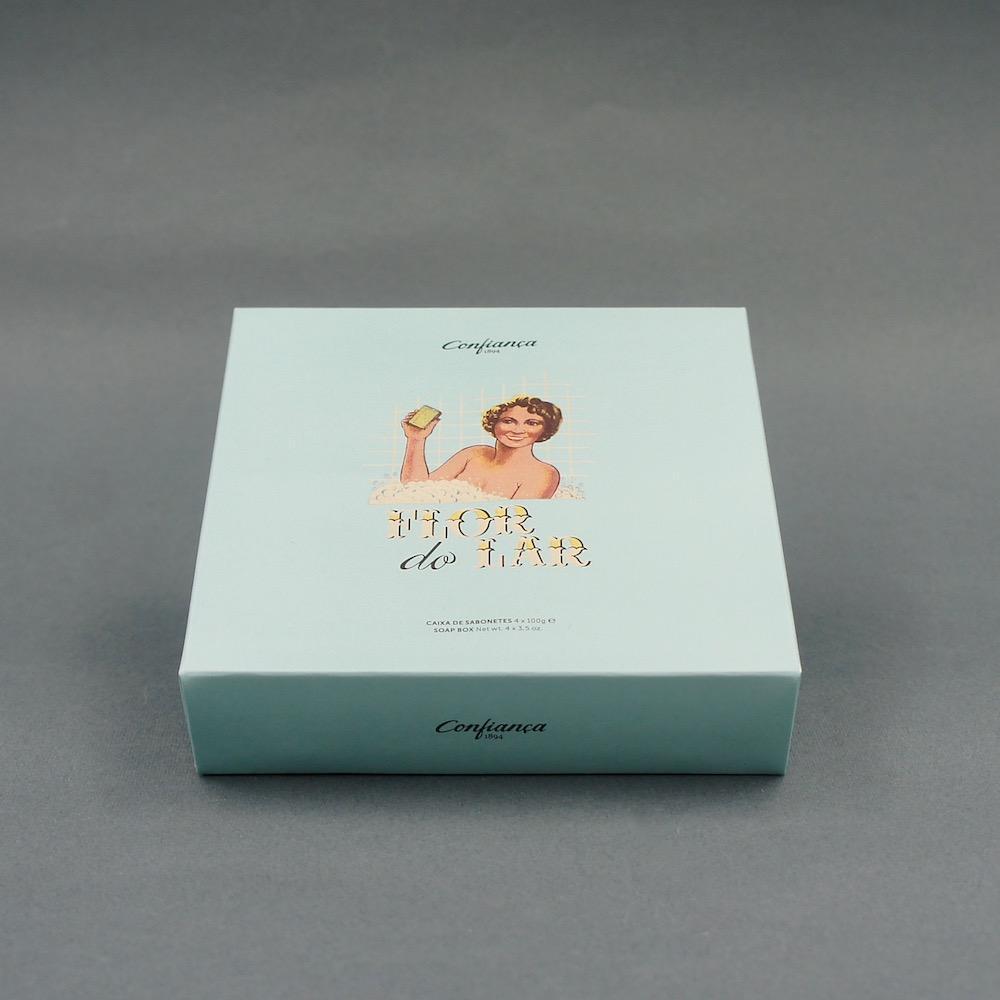Flor do Lar I Box of 4 soaps