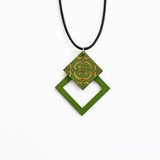 Collier à pendentif Azulejos vert I Bijoux fantaisie portugais Collier "Azulejos" - Vert #3