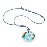 Ceramic necklace "Redondo"
