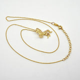 Cavalo I Gold plated Sterling silver necklace