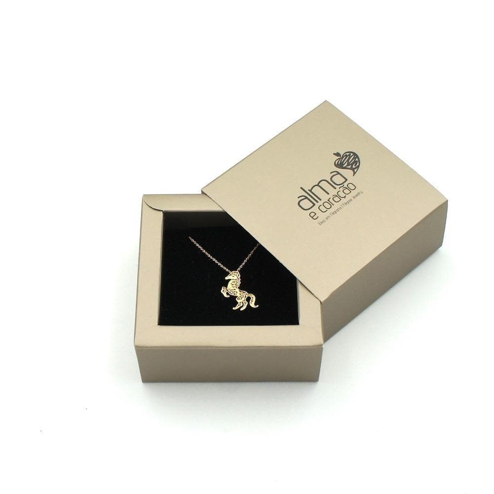 Cavalo I Gold plated Sterling silver necklace