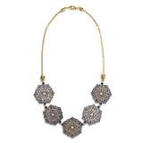 "Azulejos" Blue Cork Necklace
