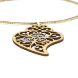 Hearth of Viana I Cork short necklace