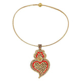 Heart of Viana I Red Cork necklace