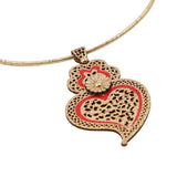 Heart of Viana I Red Cork necklace