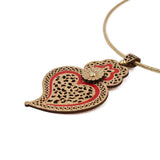 Heart of Viana I Red Cork necklace