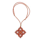 Azulejos I Orange cork bracelet