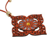 Azulejos I Orange cork bracelet
