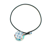 Ceramic necklace 'Freesby"