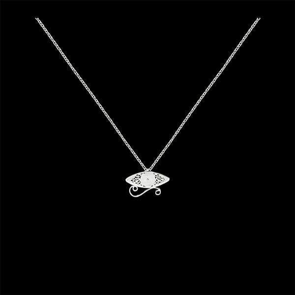 Sterling silver necklace "Ohlo"