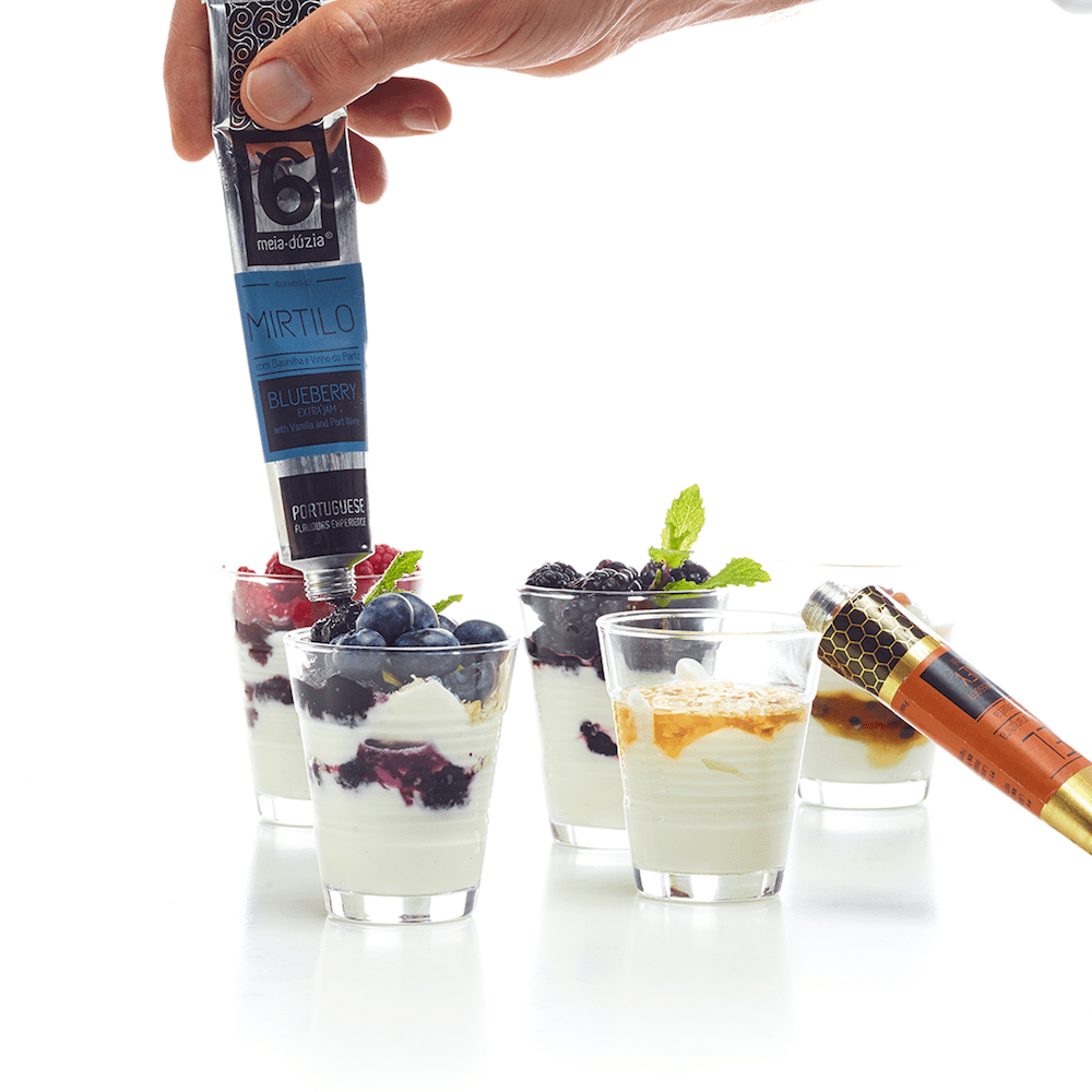 Blueberry jam, vanilla and Port wine