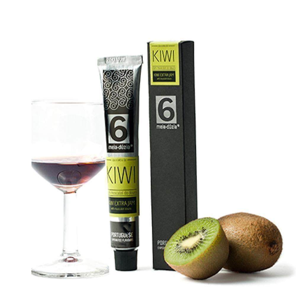 Jam with kiwi and Douro Moscatel