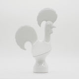 Ceramic Portuguese rooster - White
