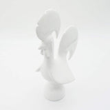 Ceramic Portuguese rooster - White