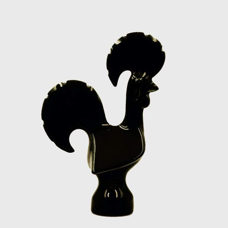 Ceramic Portuguese rooster - Black