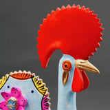 Barcelos Rooster by Prazeres Côta - 25cm - Blue