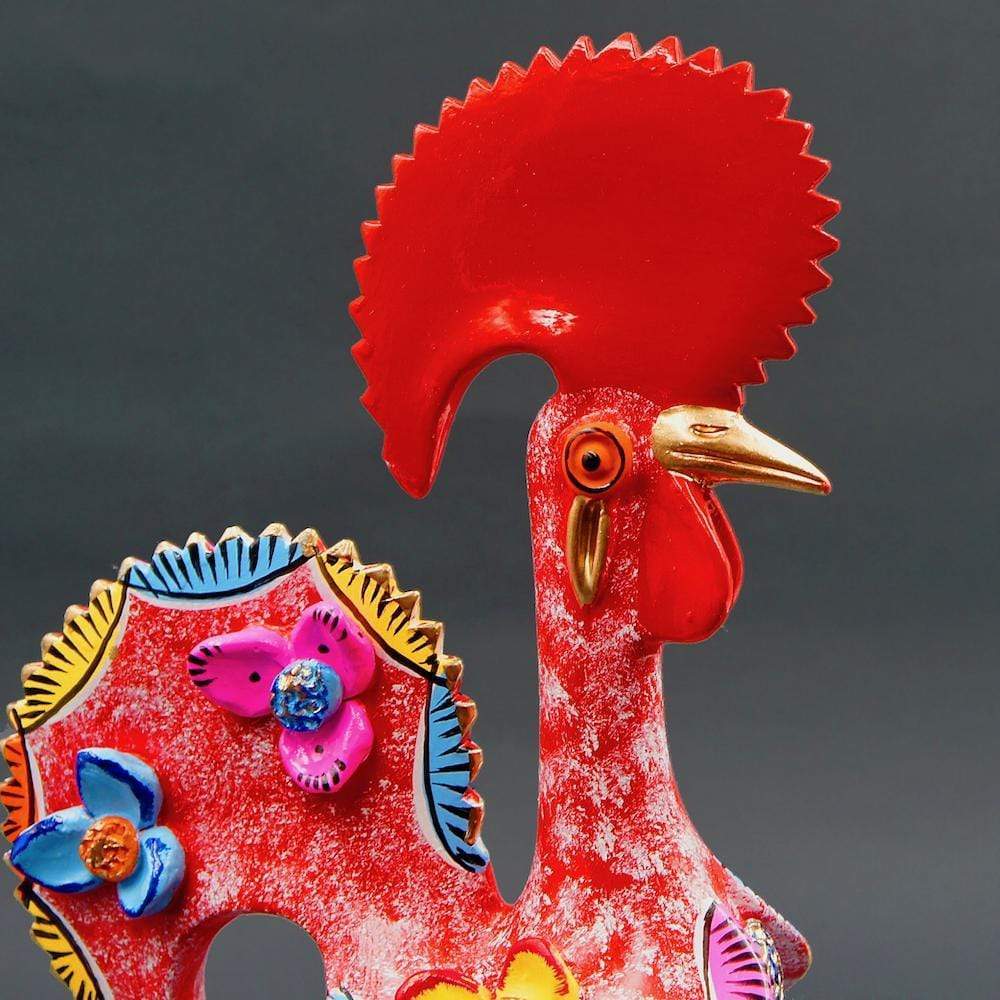 Barcelos Rooster by Prazeres Côta - 25cm - Red