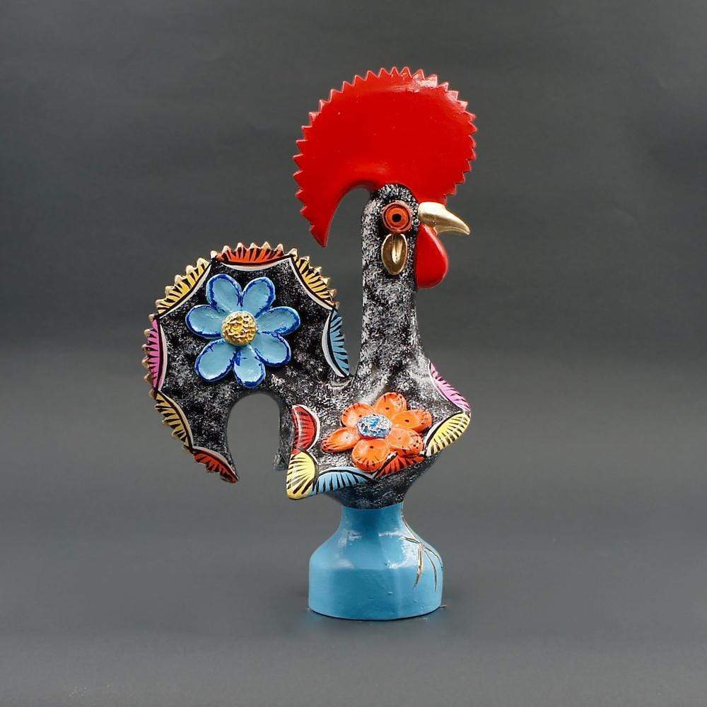 Barcelos Rooster by Prazeres Côta - 25cm - Black