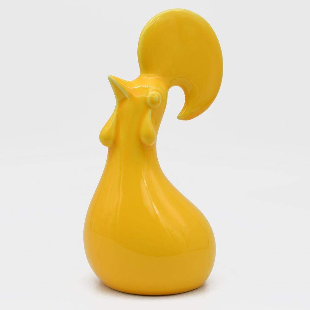 Ceramic rooster - Yellow