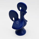 Coq portugais en céramique I Produit artisanal du Portugal Coq de Barcelos en céramique bleu