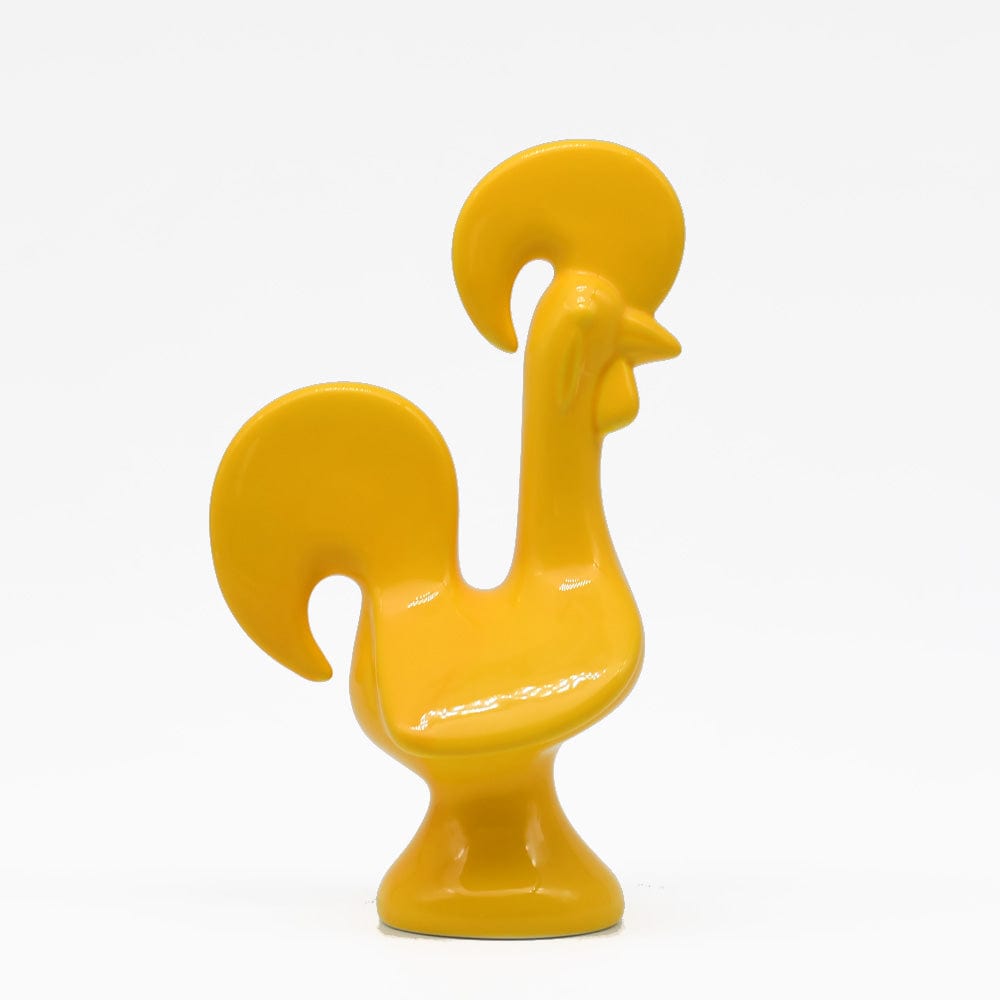 Coq portugais en céramique I Produit artisanal du Portugal #DRAFT Coq de Barcelos en céramique - Jaune