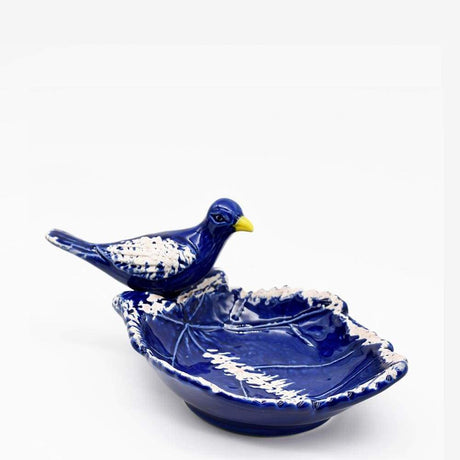 Pássaro Envelhecido I Ceramic bowl - Blue