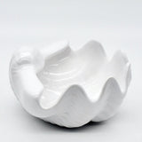 Coquillage en céramique 16cm - Blanc